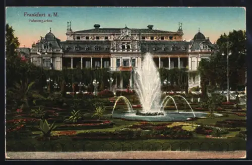 AK Frankfurt-Westend, Palmengarten