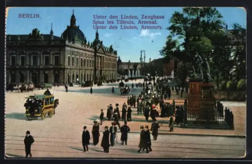 AK Berlin, Unter den Linden, Zeughaus