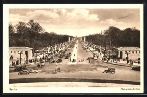 AK Berlin-Tiergarten, Ostwest-Achse