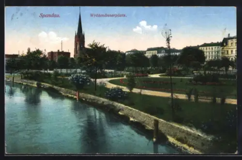 AK Berlin-Spandau, Wröhmännerplatz