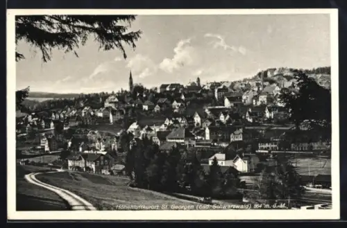 AK St. Georgen /Schwarzwald, Ortsansicht