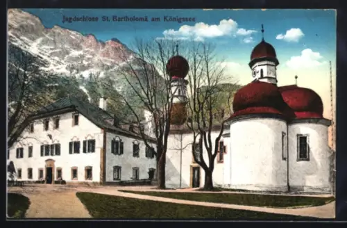 AK Königssee, Jagdschloss St. Bartholomä
