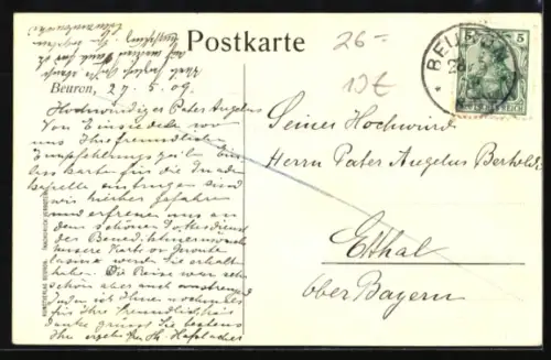 Künstler-AK Beuron, Kloster Beuron