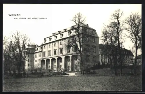 AK Weimar, Bibliothek, Fürstenhaus
