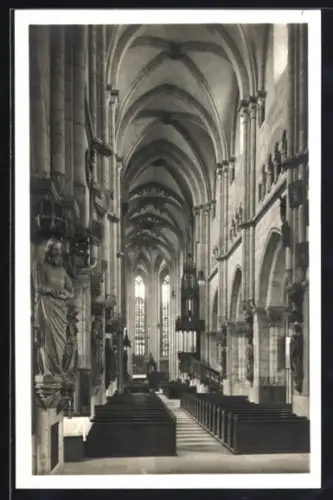 AK Nürnberg, St. Sebalduskirche, Mittelschiff