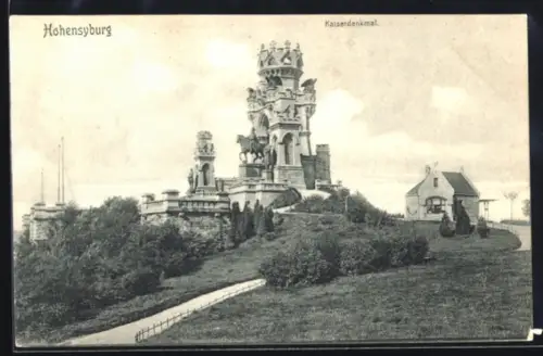 AK Hohensyburg, Kaiserdenkmal