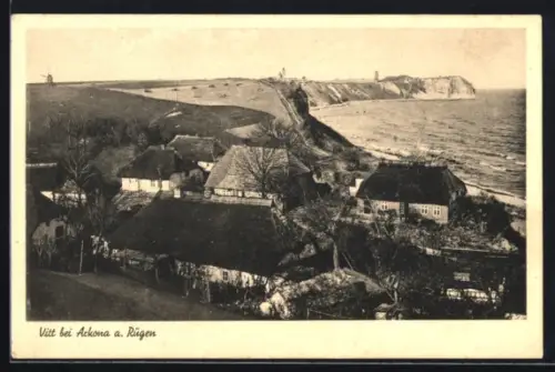 AK Vitt bei Arkona, Ortsansicht, Kap Arkona, Steilküste