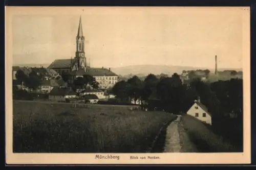 AK Münchberg, Blick von Norden