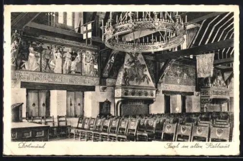 AK Dortmund, Saal im alten Rathaus
