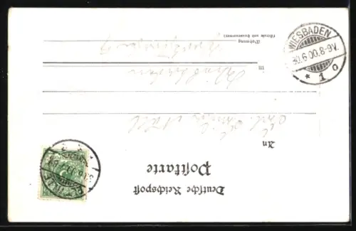 AK Eltville /Rhein, Rheinpartie mit Kirche, Turm, Rheindampfer