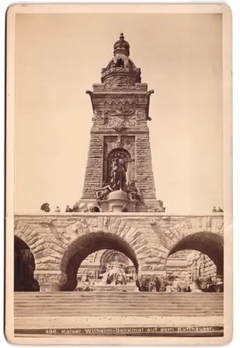 Fotografie unbekannter Fotograf, Ansicht Kyffhäuser, Kaiser Wilhelm-Denkmal