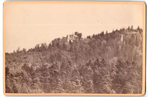 Fotografie unbekannter Fotograf, Ansicht Baden-Baden, Schloss Hohenbaden