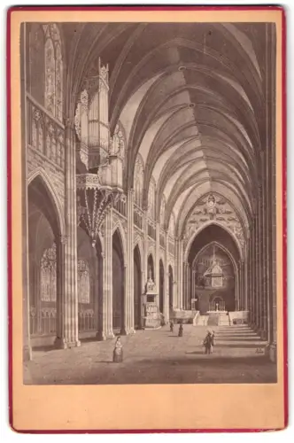 Fotografie unbekannter Fotograf, Ansicht Strassburg i. Els., Innenansicht Münster