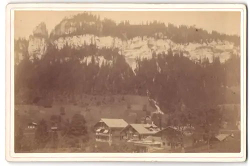 Fotografie Ad. Braun & Cie., Paris, 43 Avenue de l`Opéra, Ansicht St. Beatenberg, Blick zum Hotel Alpenrose