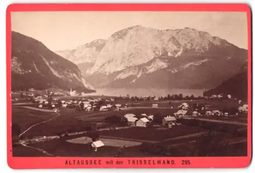 Fotografie Baldi & Würthle, Salzburg, Ansicht Altaussee, Ortsansicht mit Trisselwand
