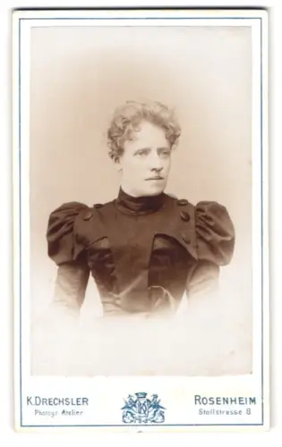 Fotografie K. Drechsler, Rosenheim, Stollstrasse 8, Porträt einer Frau