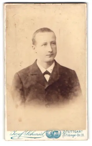 Fotografie Josef Schmid, Stuttgart, Tübinger-Str. 20, Portrait eines jungen Mannes