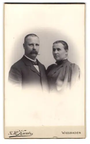 Fotografie L.W. Kurtz, Wiesbaden, Friedrichstrasse 4, Paarporträt