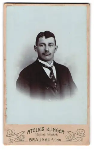 Fotografie Atelier Klinger, Braunau am Inn, Ringstrasse 23, Porträt eines Herrn