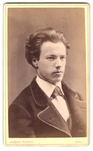 Fotografie Jacques Brunner, Basel, St. Alban Anlage 10, Porträt eines jungen Mannes