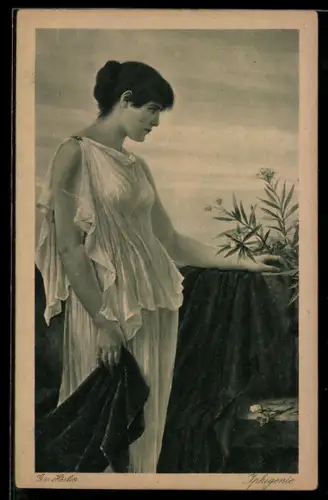 Künstler-AK sign. G. v. Köslin: Iphigenie