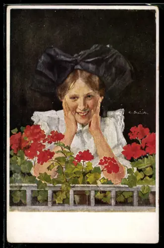 Künstler-AK sign. C. Spindler: Selmel