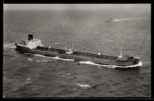 AK Schwedisches Tankschiff MT Danaland, Tragfähigkeit 60.700ts, Baujahr 1963, Handelsschiff