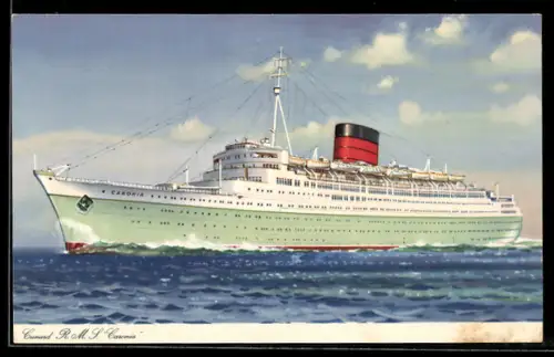 AK Passagierschiff R.M.S. Caronia der Cunard Line