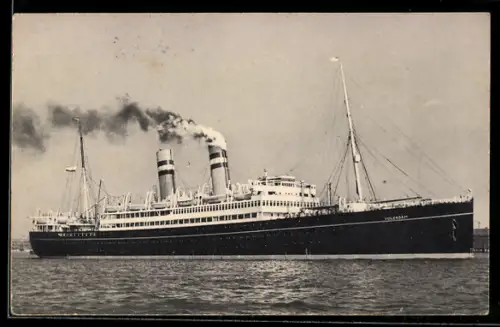 AK Passagierschiff SS Volendam der Holland-America Line