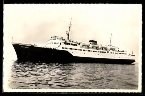 AK Car-Ferry Compiegne of the S.N.C.F., Fährschiff
