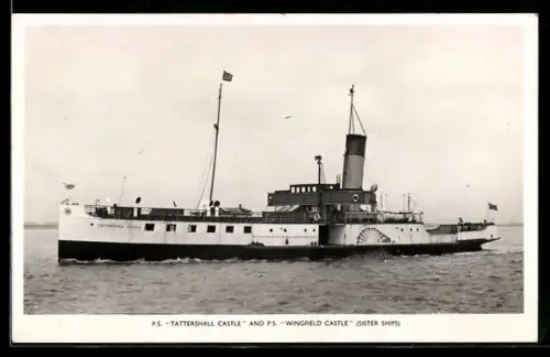 AK Raddampfer P.S. Tattershall Castle, Passagierschiff