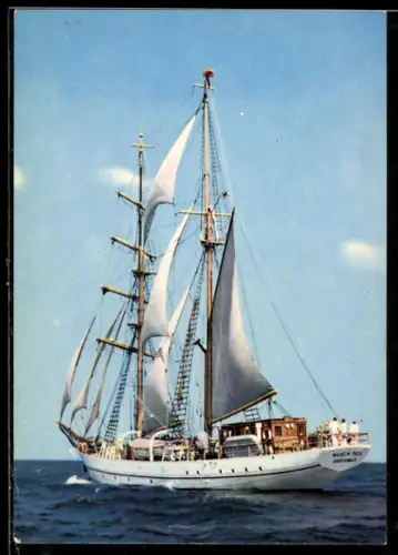 AK Segelschulschiff der NVA Wilhelm Pieck