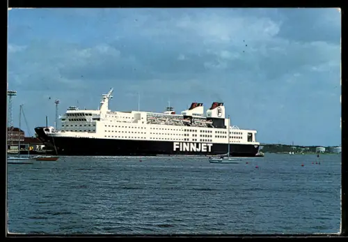 AK Helsinki, Passagierschiff Finnjet im Hafen