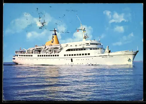 AK Passagierschiff MS Baltic Star der Reederei Seetouristik
