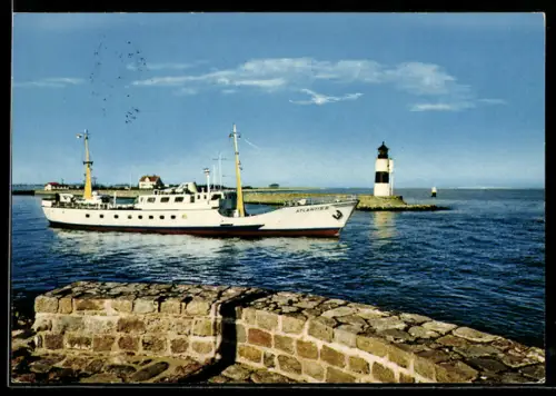 AK Passagierschiff MS Atlantis II im Liniendienst Kappeln-Sonderburg