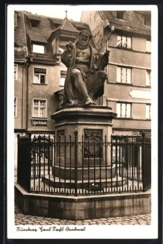 AK Nürnberg, Hans Sachs Denkmal