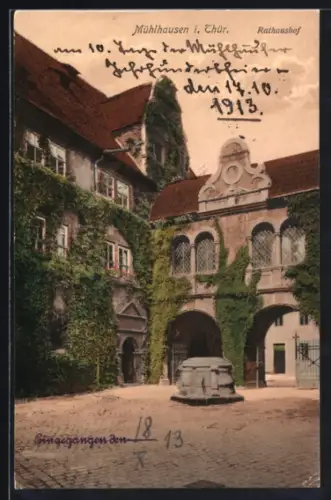AK Mühlhausen i. Thür., Rathaushof