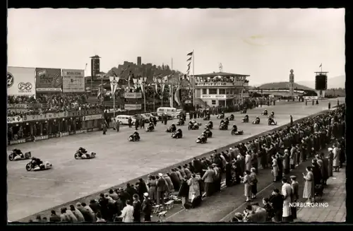 AK Start der Beiwagenmaschinen auf dem Nürburgring