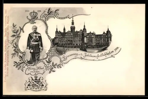 AK König Albert von Sachsen, Jubiläumsfestlichkeiten 1898