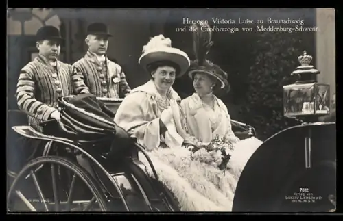 AK Herzogin Viktoria Luise zu Braunschweig & Grossherzogin von Mecklenburg-Schwerin