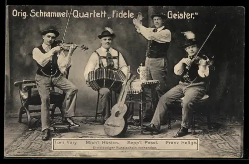 AK Original Schrammel-Quartett Fidele Geister