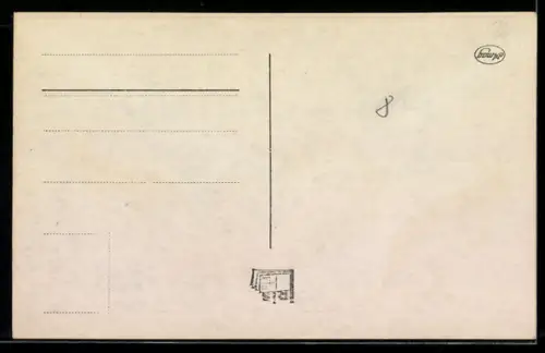 AK Walter Rilla, Profilportrait mit Violine