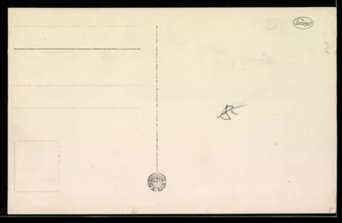 AK Walter Rilla, Profilportrait mit Violine