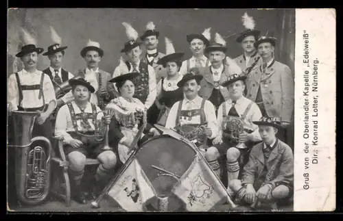 AK Oberlandler-Kapelle Edelweiss, Dir. Konrad Lotter