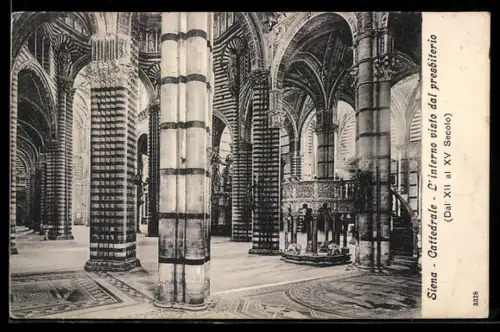 AK Siena, Cattedrale. L`interno visto dal Presbiterio
