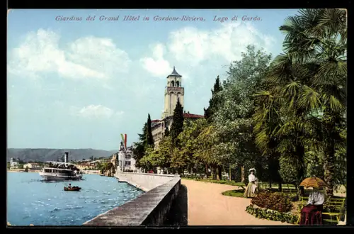 AK Gardone-Riviera, Giardino del Grand Hotel