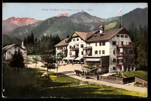 AK Prags, Neu-Prags, Hotel Wildbad