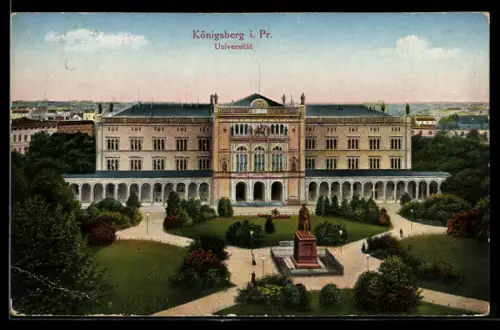 AK Königsberg, Sicht auf das Universität