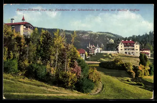AK Bozen, Bauern-Kohlern mit Gasthof Staffler