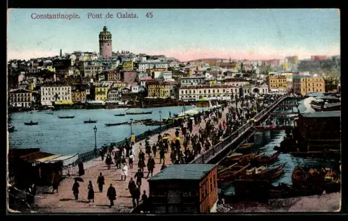 AK Constantinople, Pont de Galata